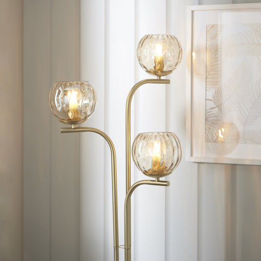 Endon Lighting 91974 Dimple 3lt Floor - 26569