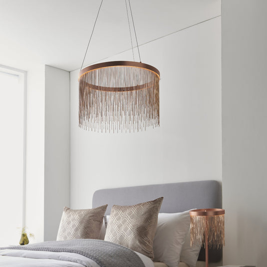 Endon Lighting 92178 Zelma 1lt Pendant - 34202