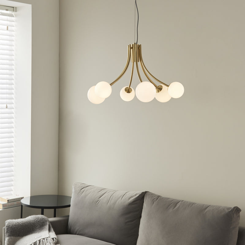Load image into Gallery viewer, Endon Lighting 92217 Bloom 6lt Pendant - 34204

