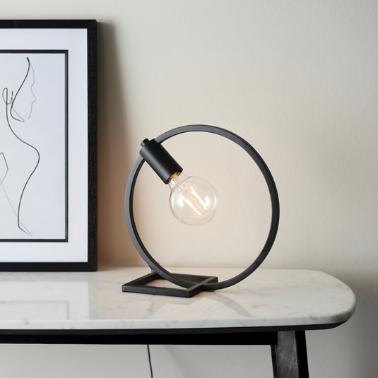 Endon Lighting 92222 Shape Circle 1lt Table - 34207