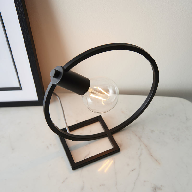 Load image into Gallery viewer, Endon Lighting 92222 Shape Circle 1lt Table - 34207
