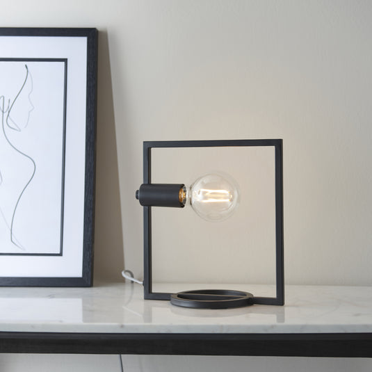 Endon Lighting 92224 Shape Rectangle 1lt Table - 34208