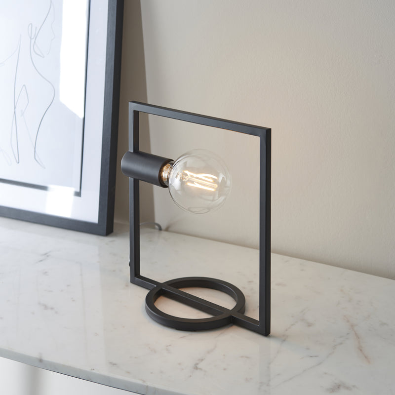Load image into Gallery viewer, Endon Lighting 92224 Shape Rectangle 1lt Table - 34208
