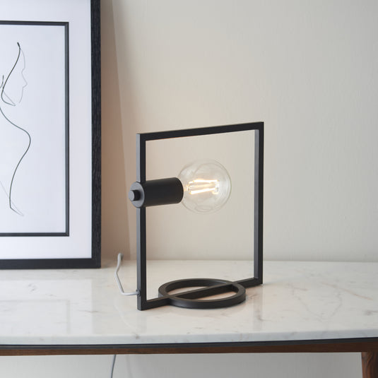 Endon Lighting 92224 Shape Rectangle 1lt Table - 34208