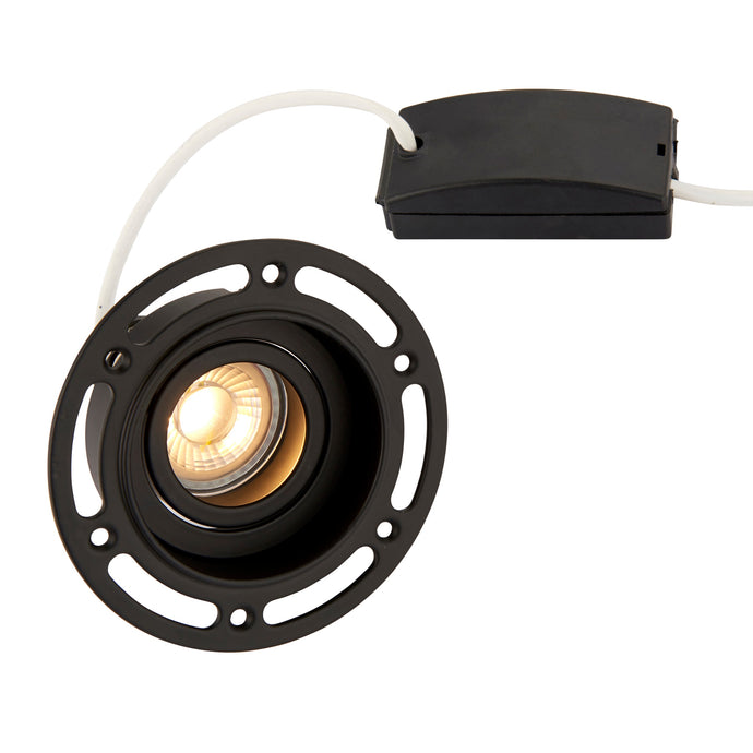 Saxby Lighting 92538 Trimless Downlight round Black 50W - 32399