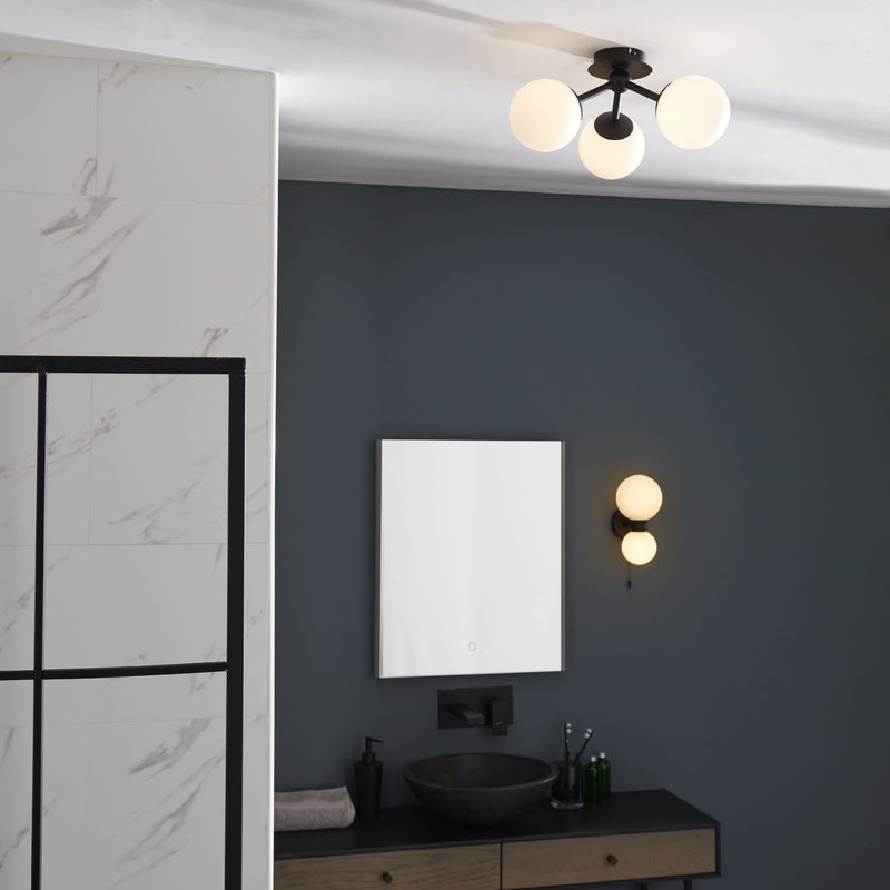 Load image into Gallery viewer, Endon Lighting 93489 Pulsa 3lt Semi flush - 34252
