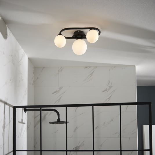Endon Lighting 93524 Pulsa 3lt Semi flush - 34254