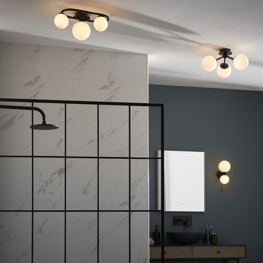 Endon Lighting 93524 Pulsa 3lt Semi flush - 34254