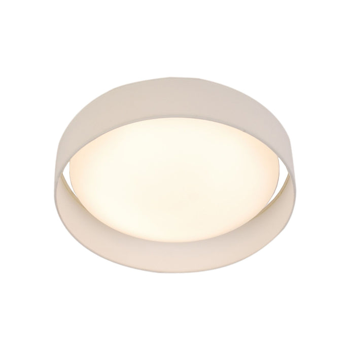 Searchlight 9371-50WH Gianna 1Lt LED Flush Ceiling Light, Acrylic, White Shade - 31666
