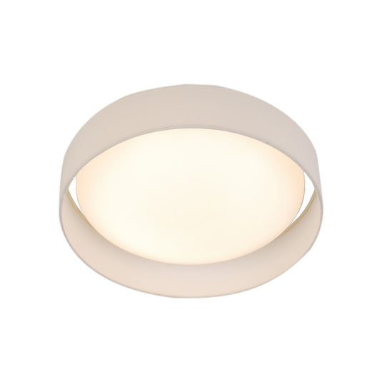 Searchlight 9371-50WH Gianna 1Lt LED Flush Ceiling Light, Acrylic, White Shade - 31666