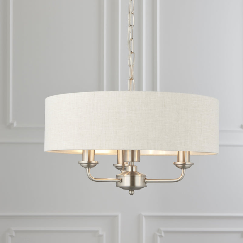 Load image into Gallery viewer, Endon Lighting 94361 Highclere 3lt Pendant - 34271
