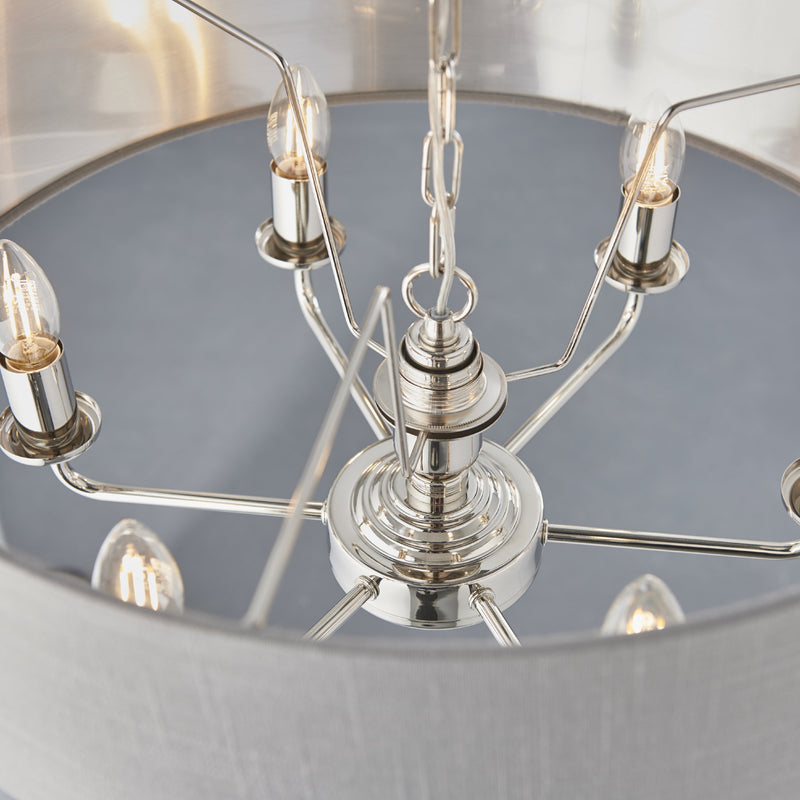 Load image into Gallery viewer, Endon Lighting 94373 Highclere 6lt Pendant - 34279
