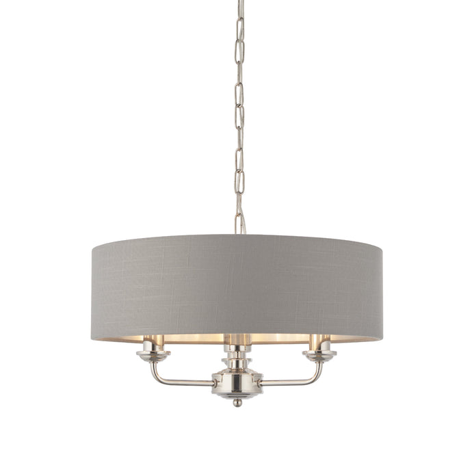 Endon Lighting 94377 Highclere 3lt Pendant - 34283