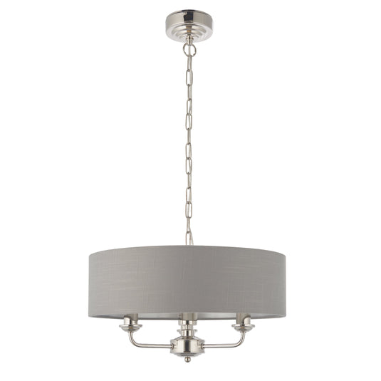 Endon Lighting 94377 Highclere 3lt Pendant - 34283