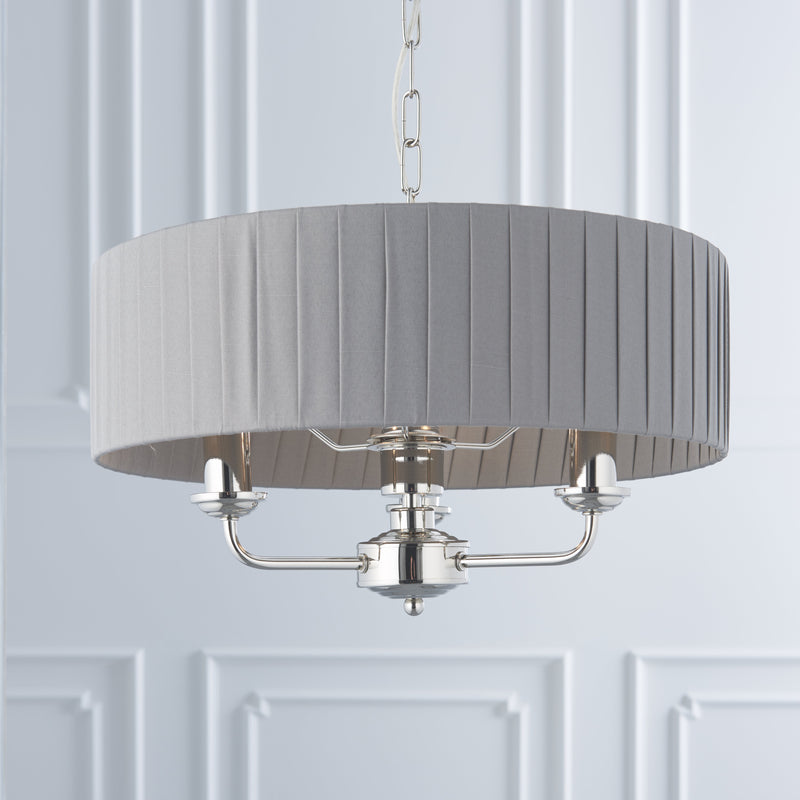 Load image into Gallery viewer, Endon Lighting 94394 Highclere 3lt Pendant - 34298
