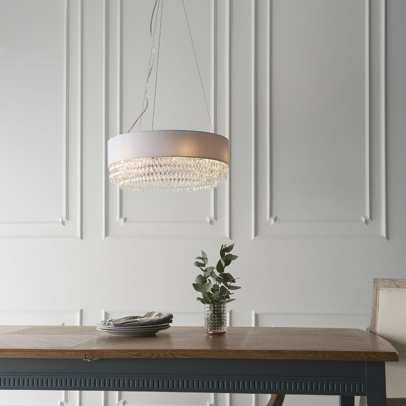 Load image into Gallery viewer, Endon Lighting 94396 Malmesbury 6lt Pendant - 34300
