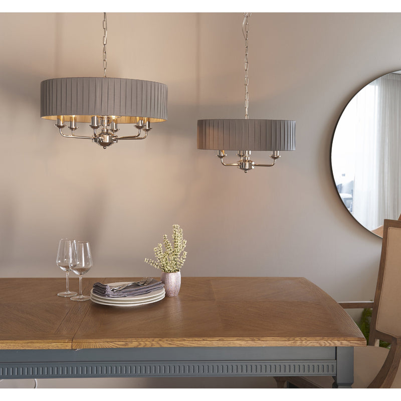 Load image into Gallery viewer, Endon Lighting 94397 Highclere 6lt Pendant - 34301
