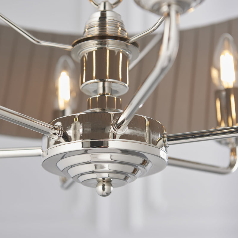 Load image into Gallery viewer, Endon Lighting 94397 Highclere 6lt Pendant - 34301

