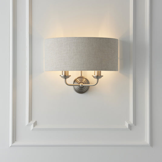 Endon Lighting 94403 Highclere 2lt Wall - 34304