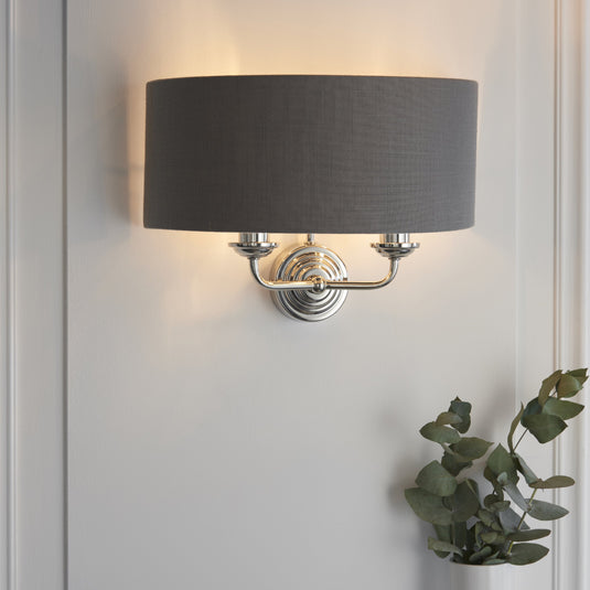 Endon Lighting 94406 Highclere 2lt Wall - 34305