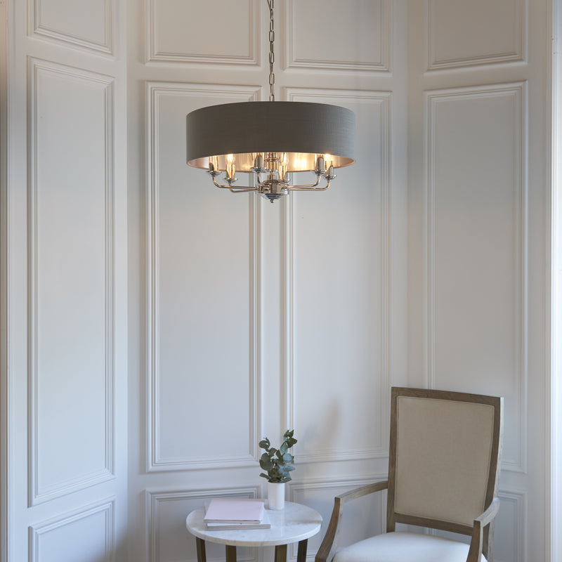 Load image into Gallery viewer, Endon Lighting 94415 Highclere 8lt Pendant - 34313
