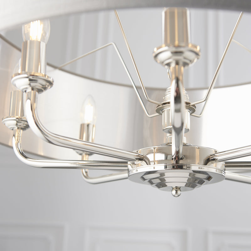 Load image into Gallery viewer, Endon Lighting 94415 Highclere 8lt Pendant - 34313
