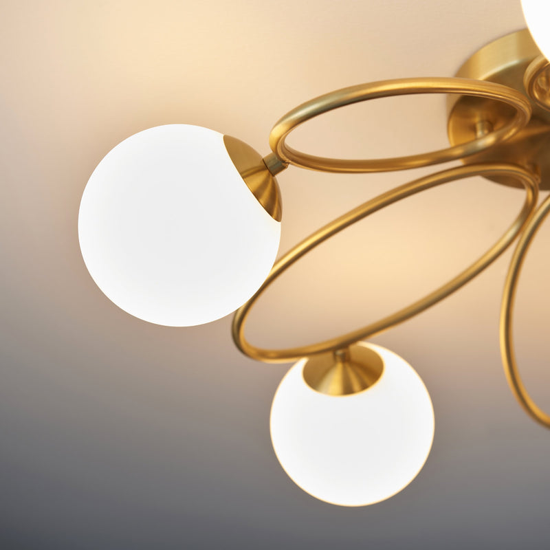 Load image into Gallery viewer, Endon Lighting 95291 Ellipse 5lt Semi flush - 34324
