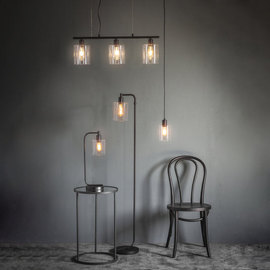 Endon Lighting 95456 Toledo 1lt Floor - 34327