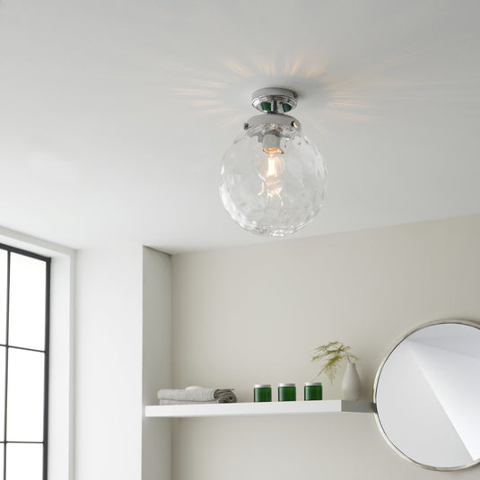 Endon Lighting 95994 Elston 1lt Flush - 34377