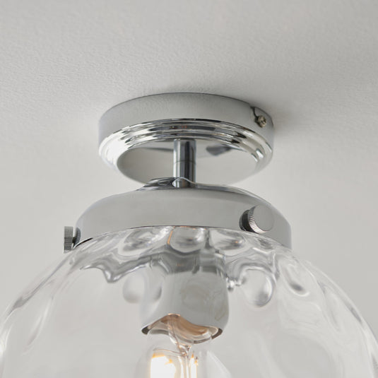Endon Lighting 95994 Elston 1lt Flush - 34377