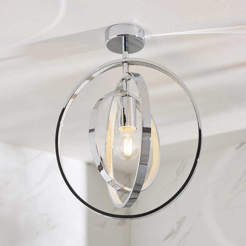 Load image into Gallery viewer, Endon Lighting 96000 Merola 1lt Semi flush - 34378
