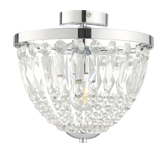 Endon Lighting 96005 Iona 1lt Flush - 34381