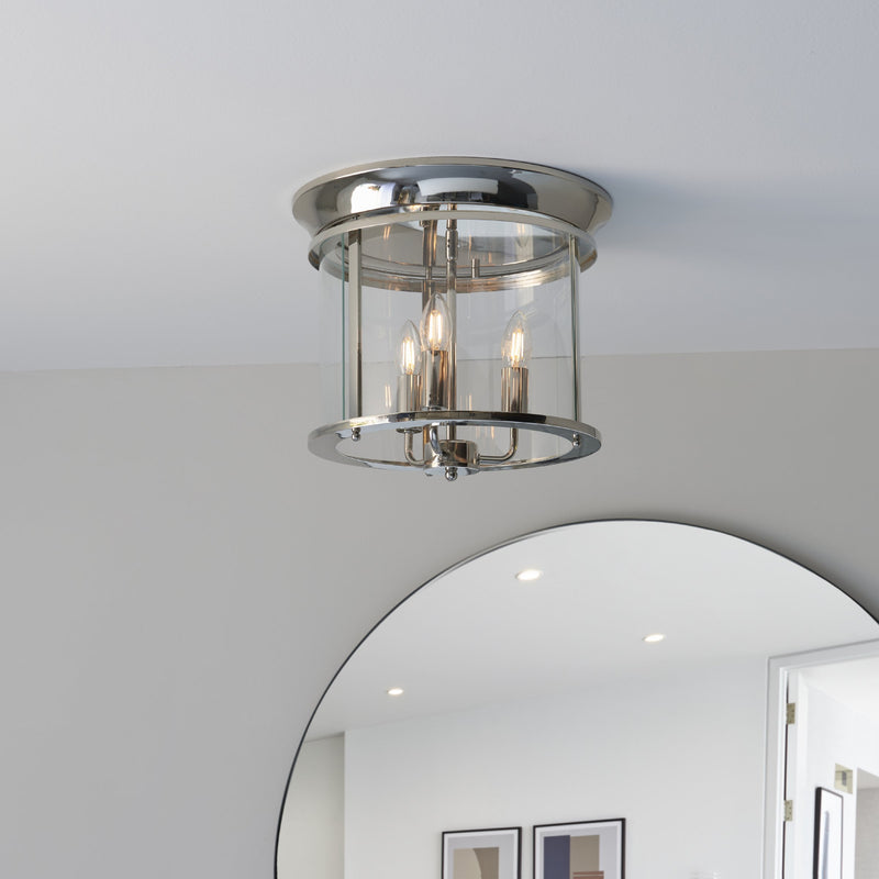 Load image into Gallery viewer, Endon Lighting 96153 Hampworth 3lt Flush - 34390
