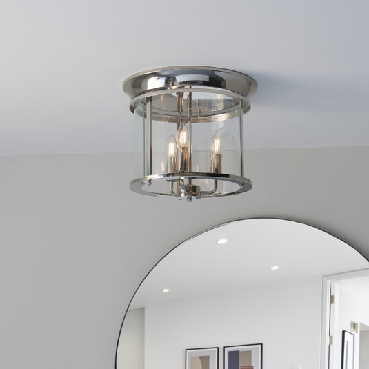 Endon Lighting 96153 Hampworth 3lt Flush - 34390