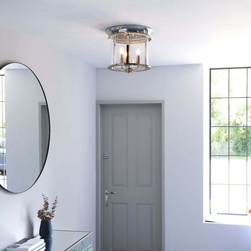 Load image into Gallery viewer, Endon Lighting 96153 Hampworth 3lt Flush - 34390
