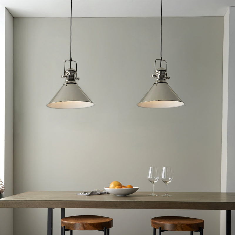 Load image into Gallery viewer, Endon Lighting 96178 Brampton 1lt Pendant - 34393
