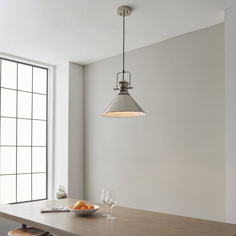 Load image into Gallery viewer, Endon Lighting 96178 Brampton 1lt Pendant - 34393
