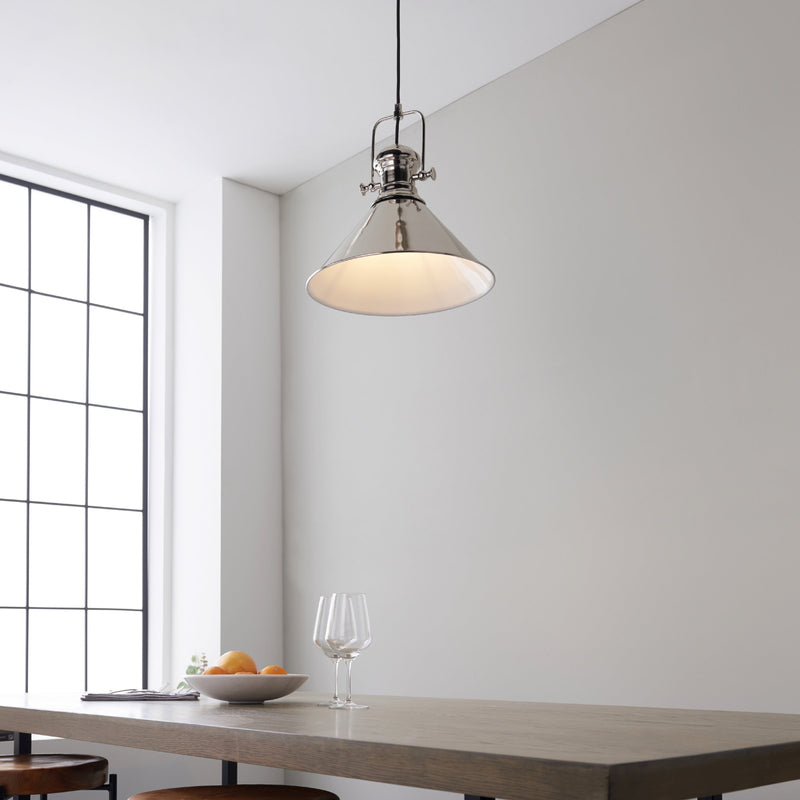 Load image into Gallery viewer, Endon Lighting 96178 Brampton 1lt Pendant - 34393
