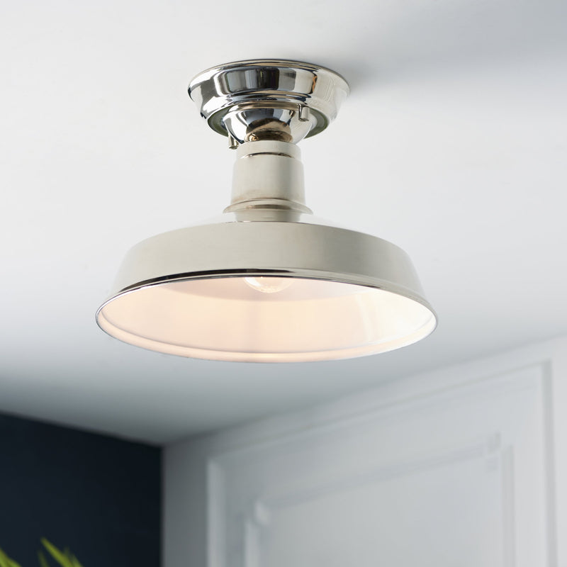 Load image into Gallery viewer, Endon Lighting 96181 Darton 1lt Semi flush - 34394
