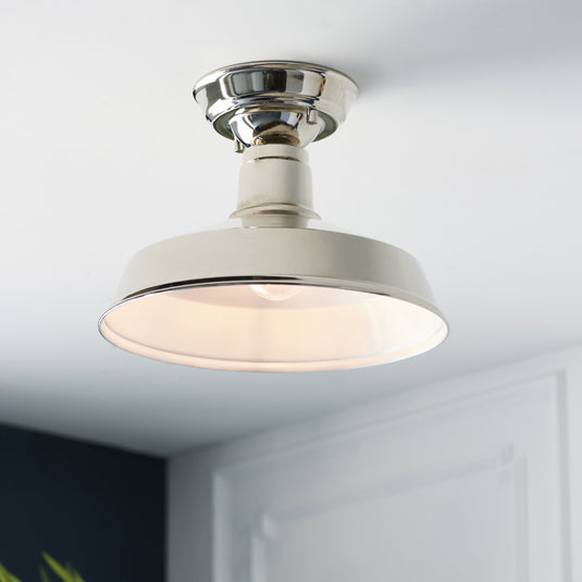 Endon Lighting 96181 Darton 1lt Semi flush - 34394