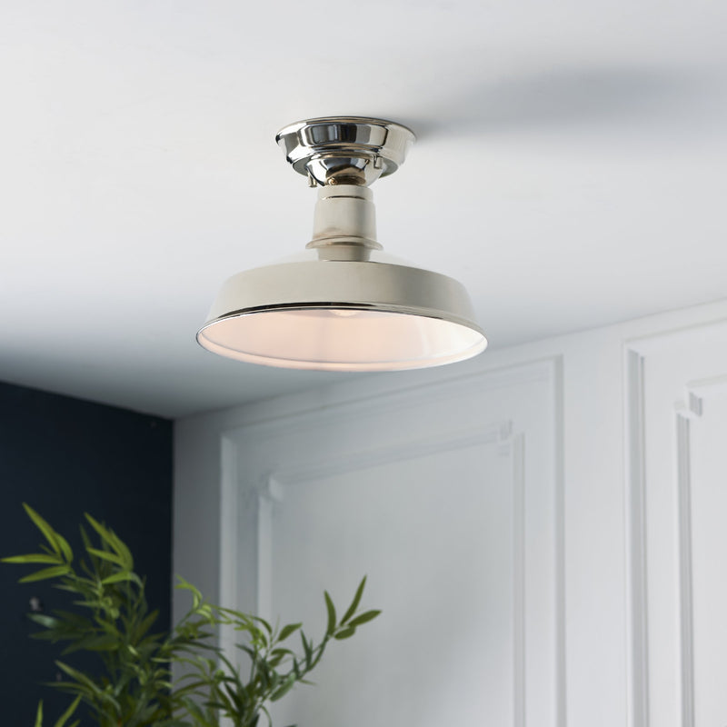 Load image into Gallery viewer, Endon Lighting 96181 Darton 1lt Semi flush - 34394
