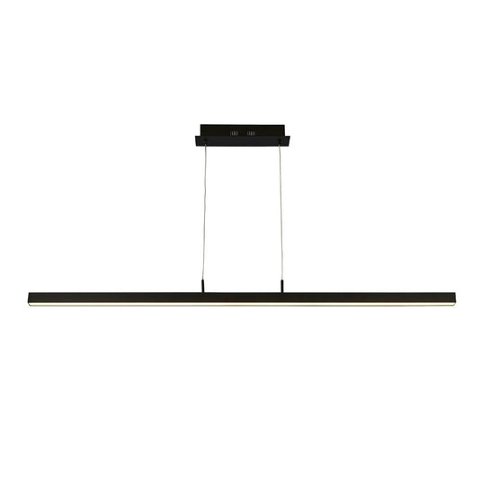 Searchlight 96381-1BK Tribeca 1Lt LED Pendant, Temperature Colour Changing, Matt Black - 31683