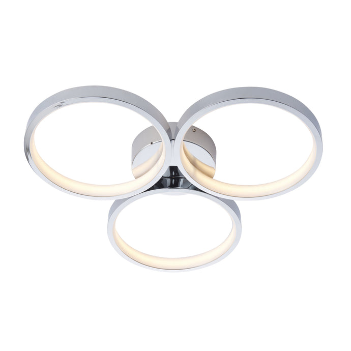 Endon Lighting 96473 Radius 3lt Semi flush - 34403