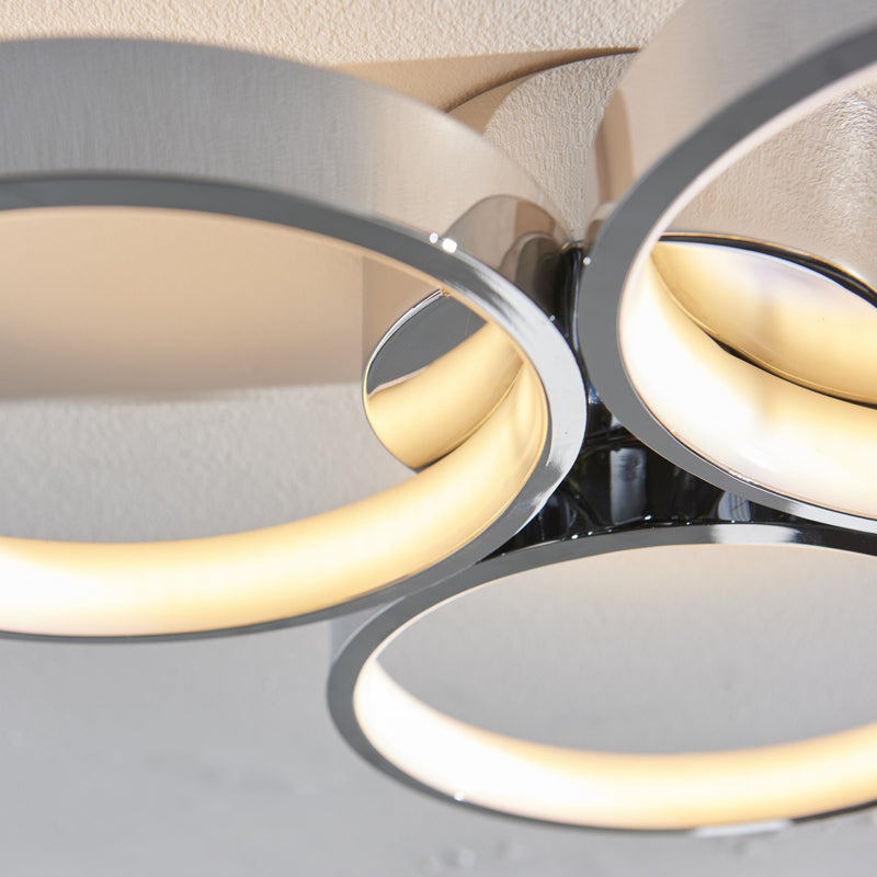 Load image into Gallery viewer, Endon Lighting 96473 Radius 3lt Semi flush - 34403
