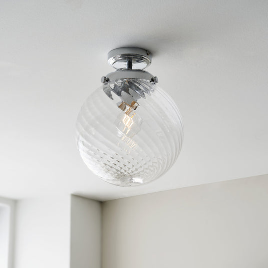 Endon Lighting 96488 Milston 1lt Flush - 34404