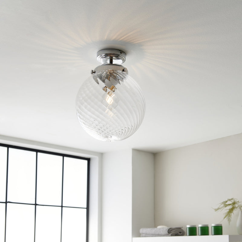 Load image into Gallery viewer, Endon Lighting 96488 Milston 1lt Flush - 34404
