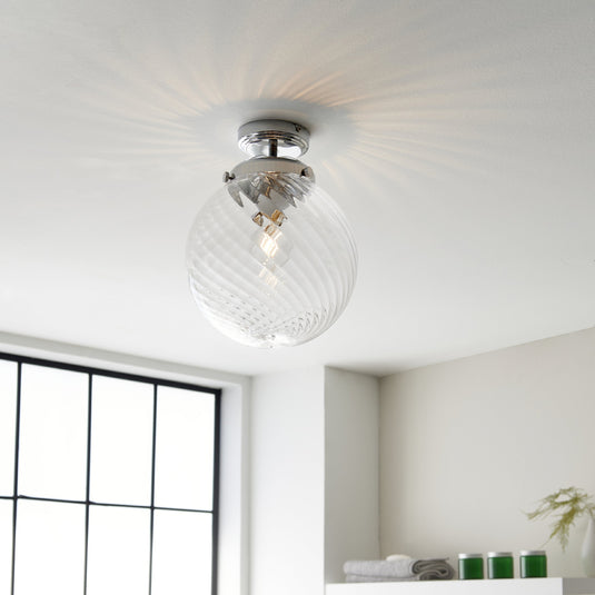 Endon Lighting 96488 Milston 1lt Flush - 34404