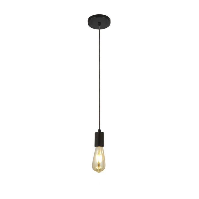 Searchlight 9661BK Squiggle 1Lt Pendant Black - 31685