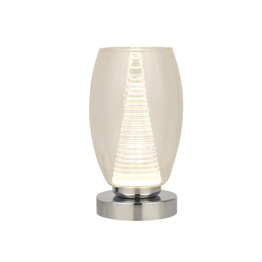 Searchlight 97293-1CL Cyclone 1Lt Table Lamp With Clear Glass - 31700