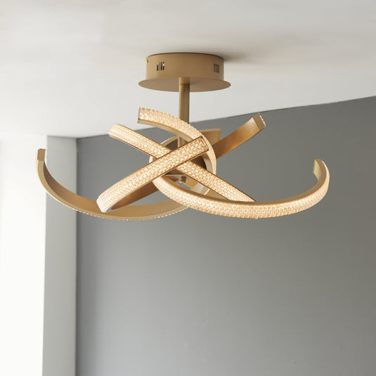 Endon Lighting 97617 Lorenzo 4lt Semi flush - 34450
